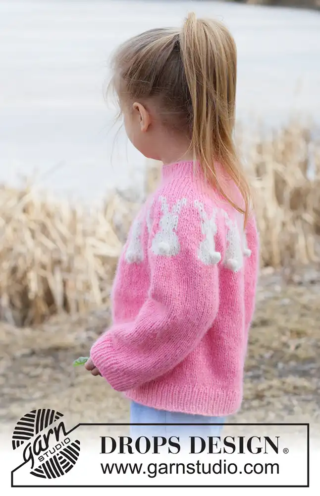 Pullover Bunny Bloom (Strickset)