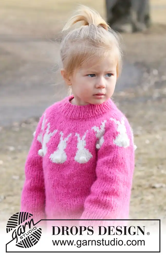 Pullover Bunny Bloom (Strickset)