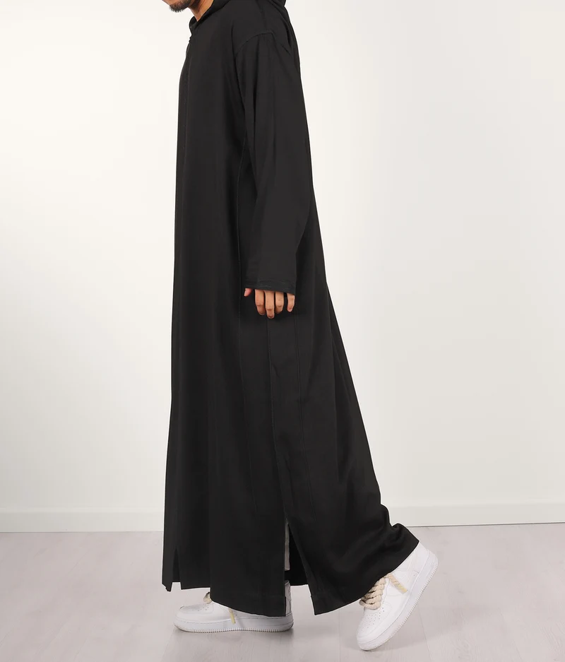Djellaba Anouar - Schwarz