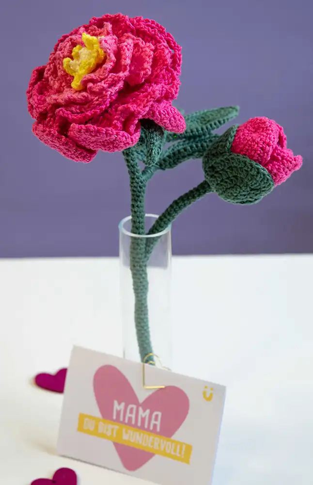 Blume Rose (Häkelset)