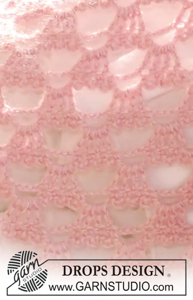 Stola Pink Perfection (Häkelset)