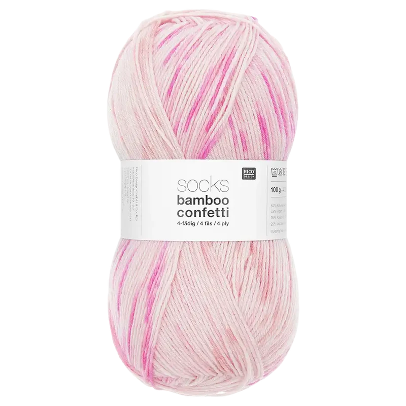 Socks Bamboo Confetti 4-fach Sockenwolle
