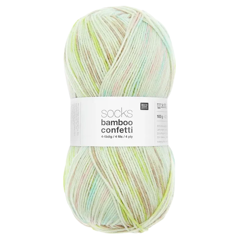 Socks Bamboo Confetti 4-fach Sockenwolle