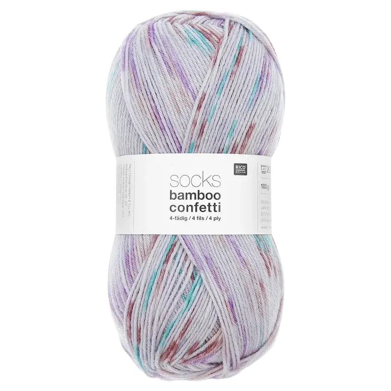 Socks Bamboo Confetti 4-fach Sockenwolle