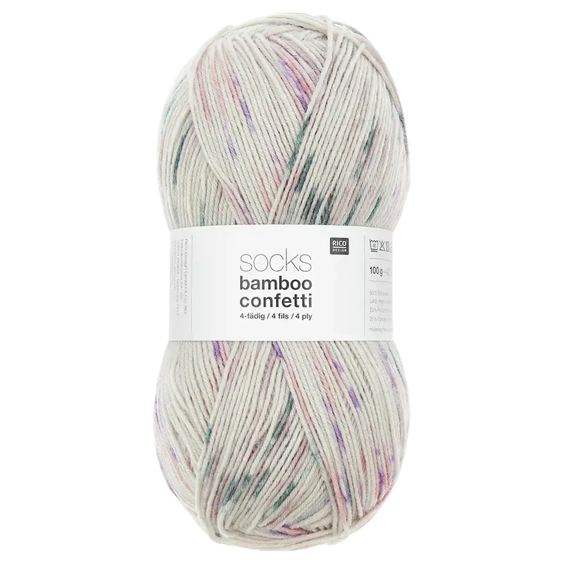 Socks Bamboo Confetti 4-fach Sockenwolle