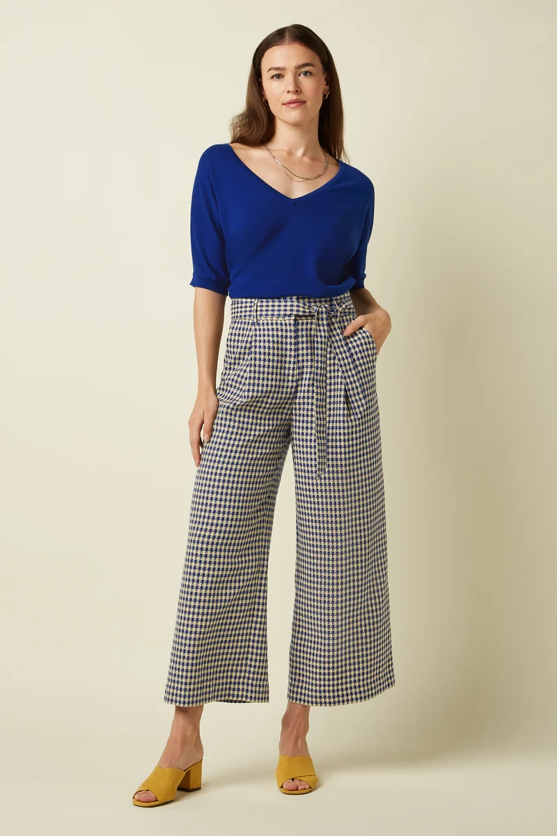 Ava Pants Pretty Check
