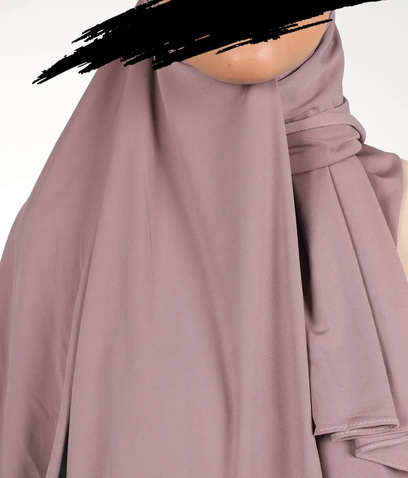 Prem. Jerseyschal UsW 75*200 - Helles Mauve