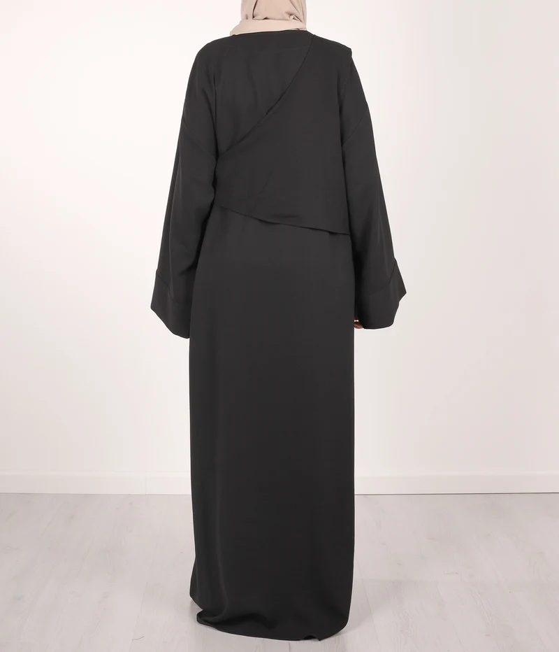 Utility-Kleid Schwarz