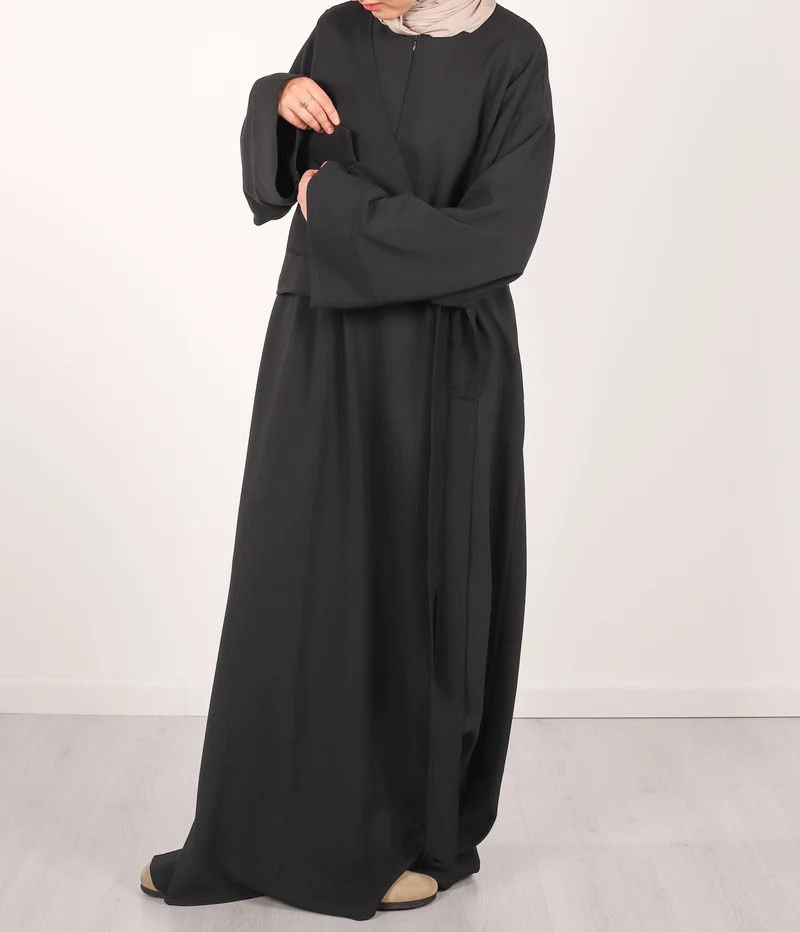 Utility-Kleid Schwarz