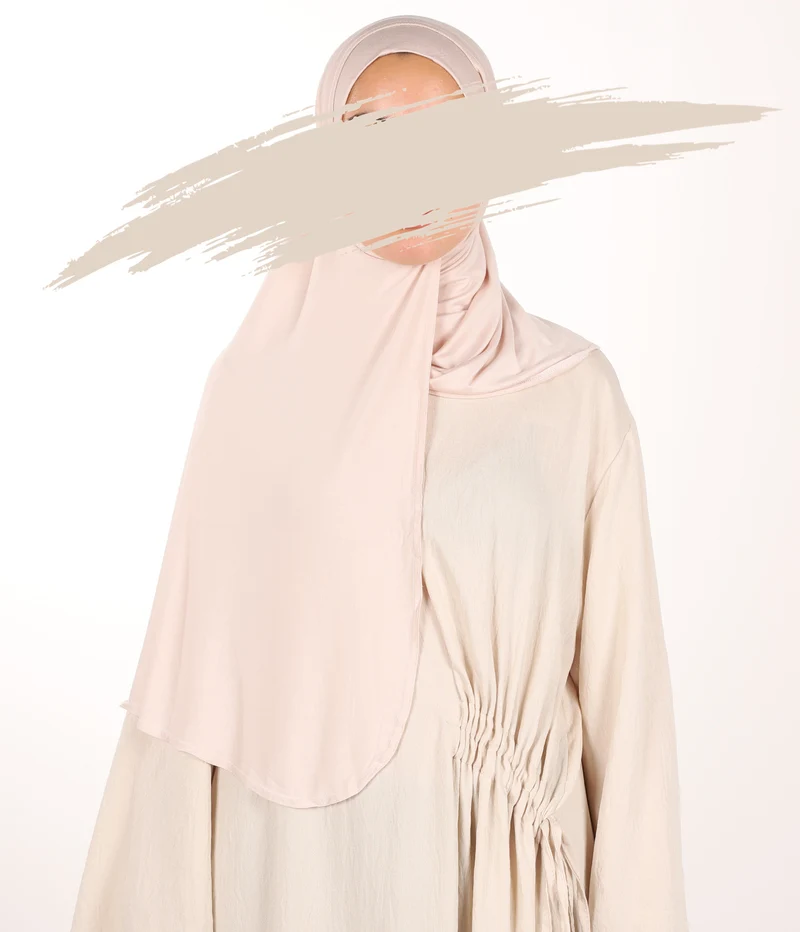 Viskose Instant Hijaab FNR - Nude Pink