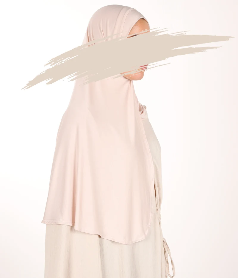 Viskose Instant Hijaab FNR - Nude Pink