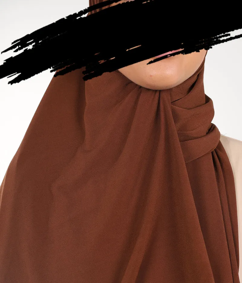 Prem. Jersey Schal UsW 75*200 - Karamell