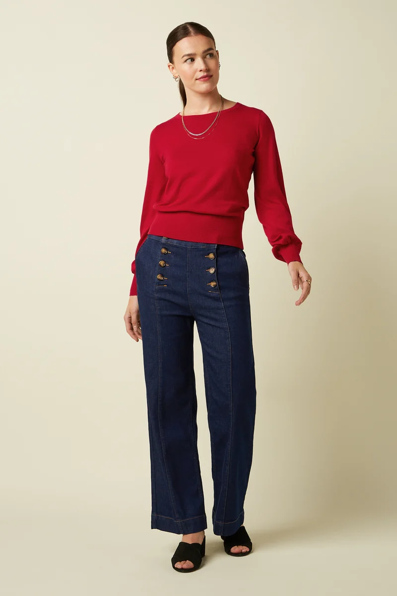 Bob Sailor Pants Onyx Denim