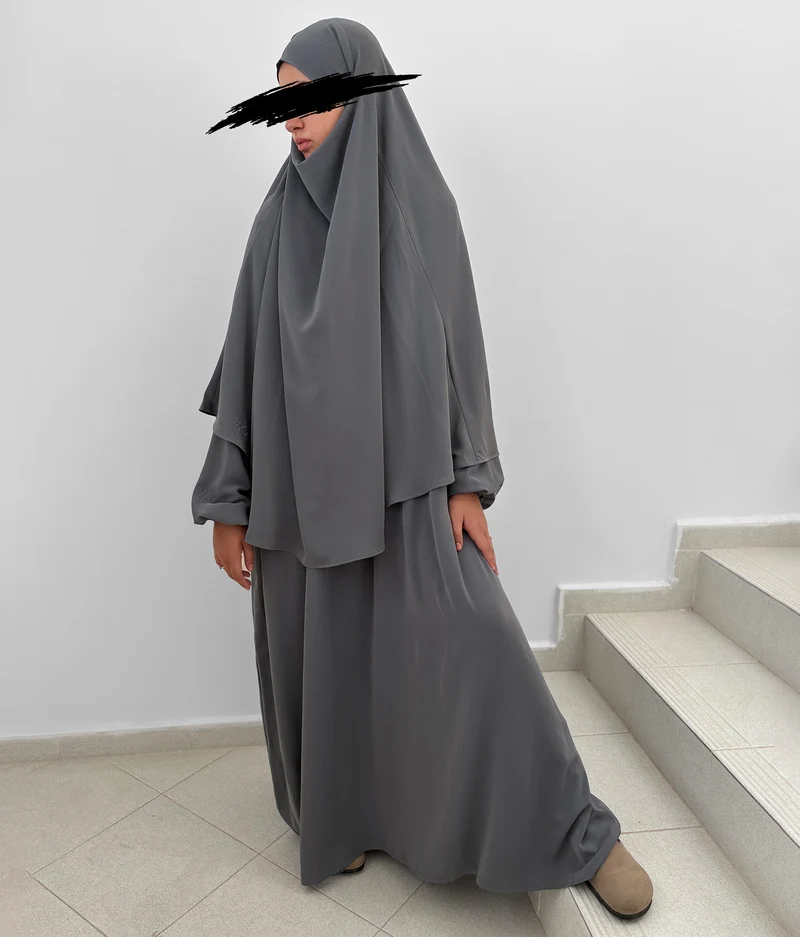 Abaya Comfy Anisah – Stein