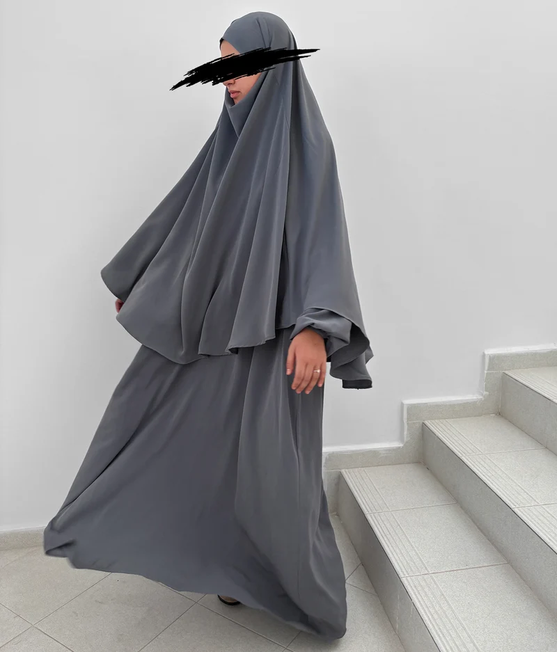 Abaya Comfy Anisah – Stein