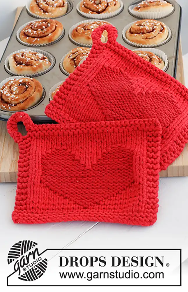 Topflappen Heart of the Morning (Strickset)