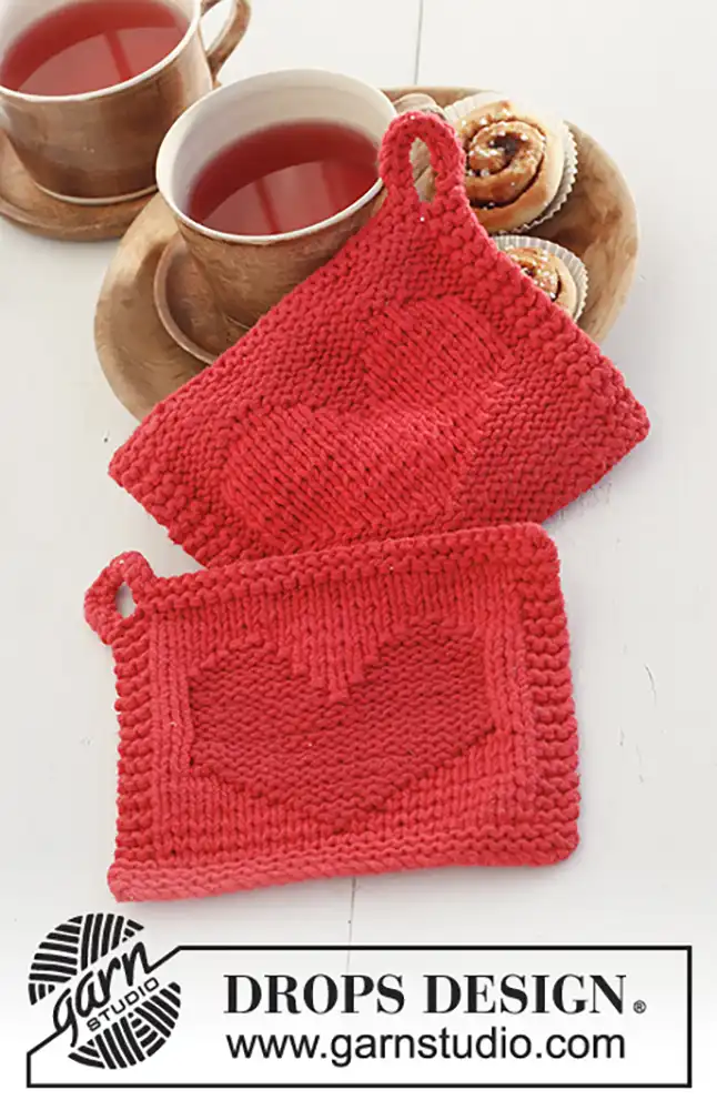 Topflappen Heart of the Morning (Strickset)