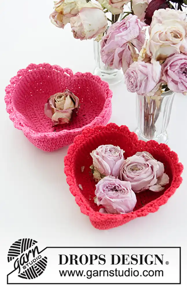 Korb Forever Love (Häkelset)