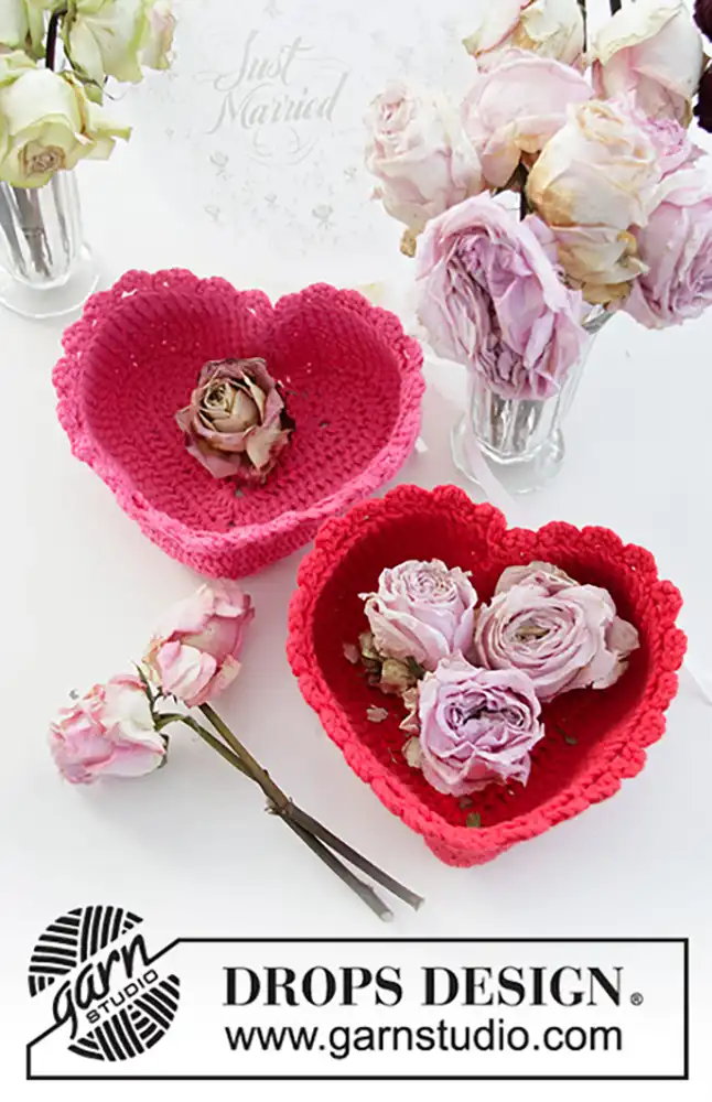 Korb Forever Love (Häkelset)