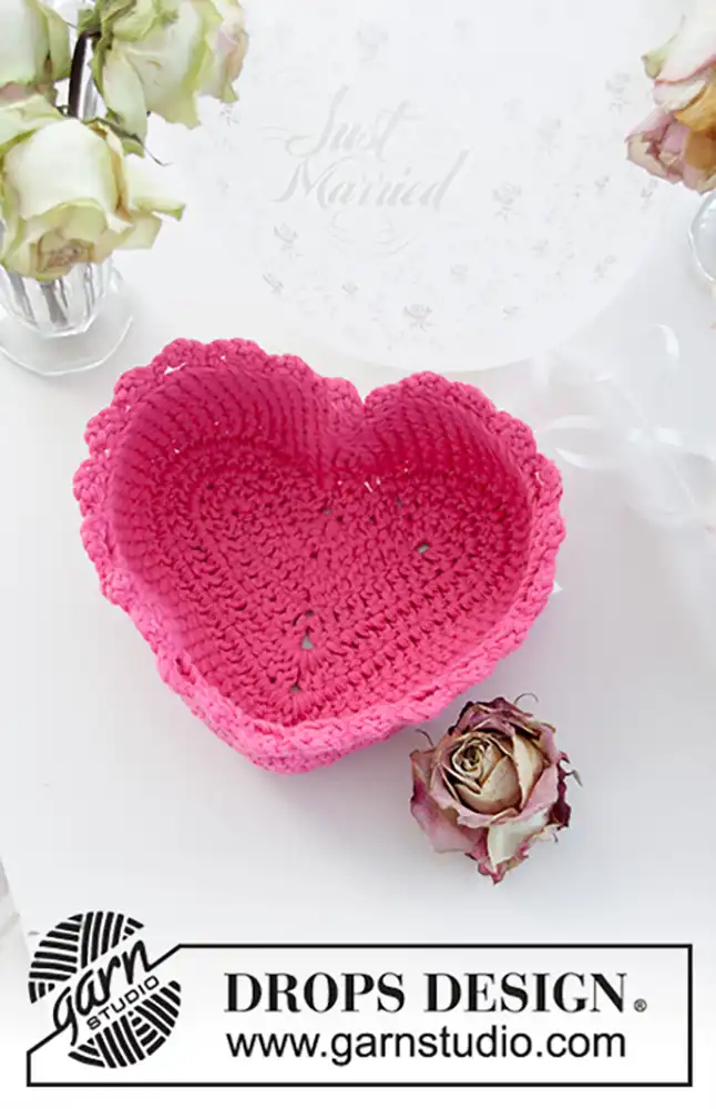 Korb Forever Love (Häkelset)