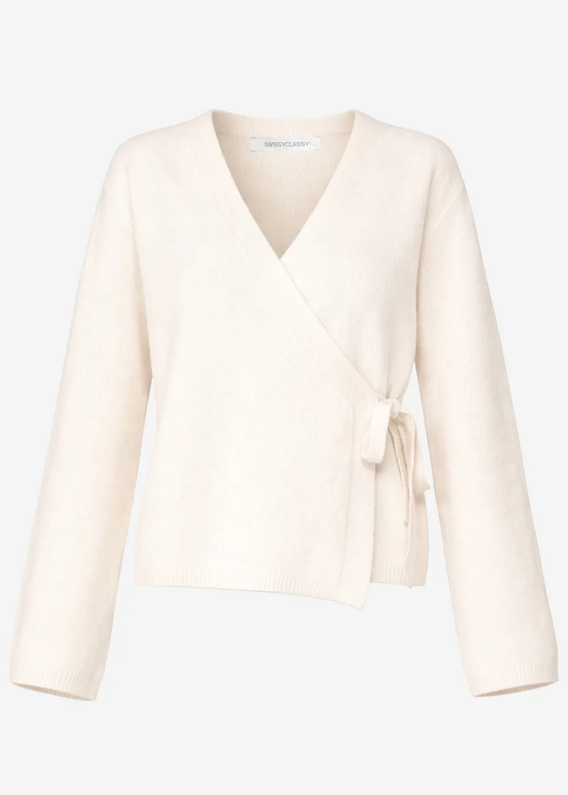 Wickelcardigan - offwhite