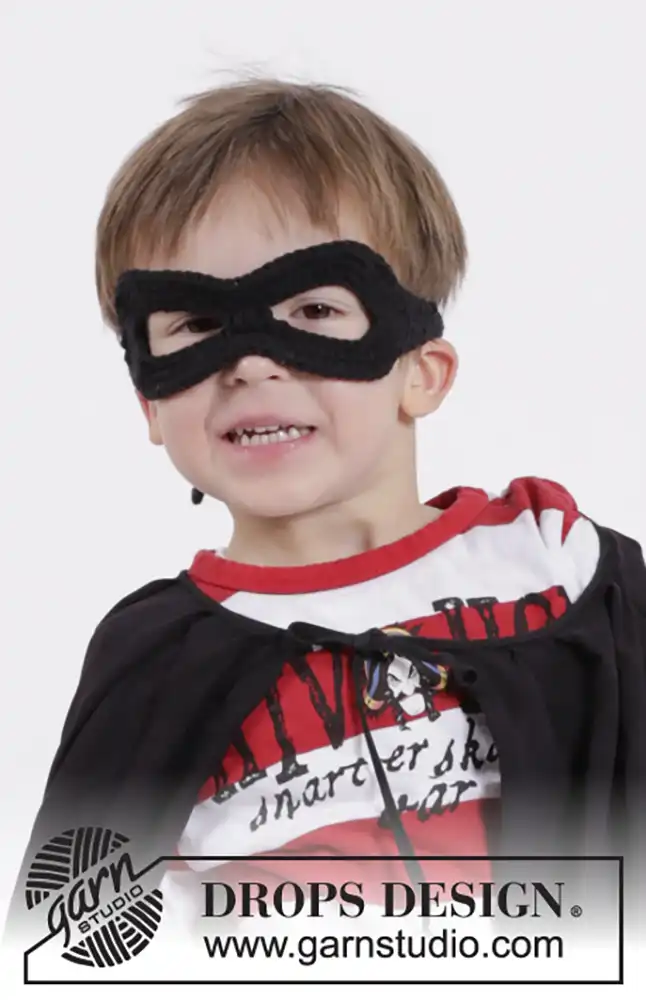 Faschingskostüm Maske Little Zorro (Häkelset)