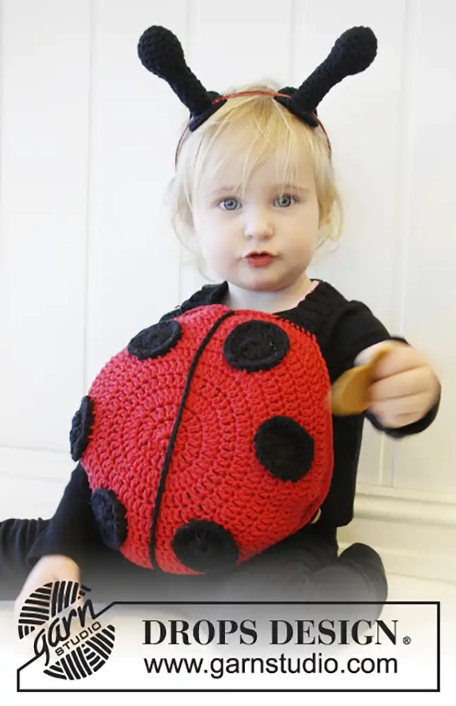 Faschingskostüm Marienkäfer Ladybug In Training (Häkelset)