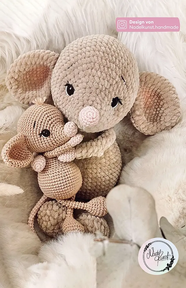 Amigurumi Maus Milli (Häkelset)