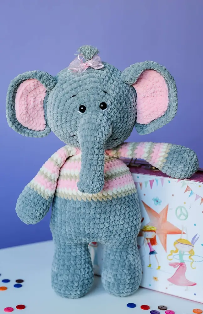 Amigurumi Elefant Emil (Häkelset)