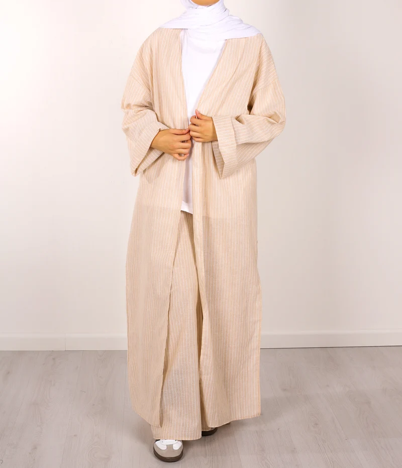 Kimono Twinset Safwa - Beige