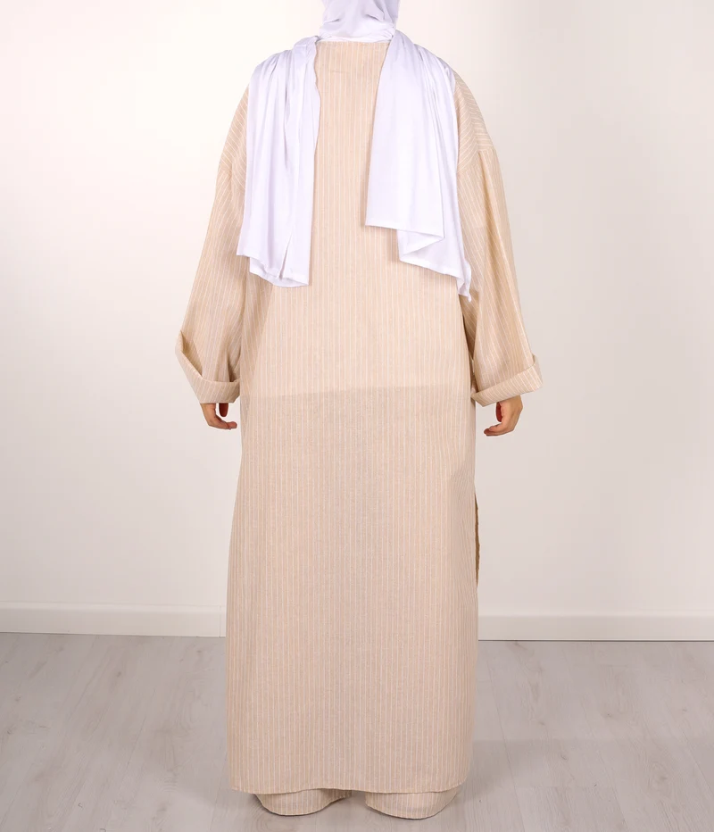 Kimono Twinset Safwa - Beige