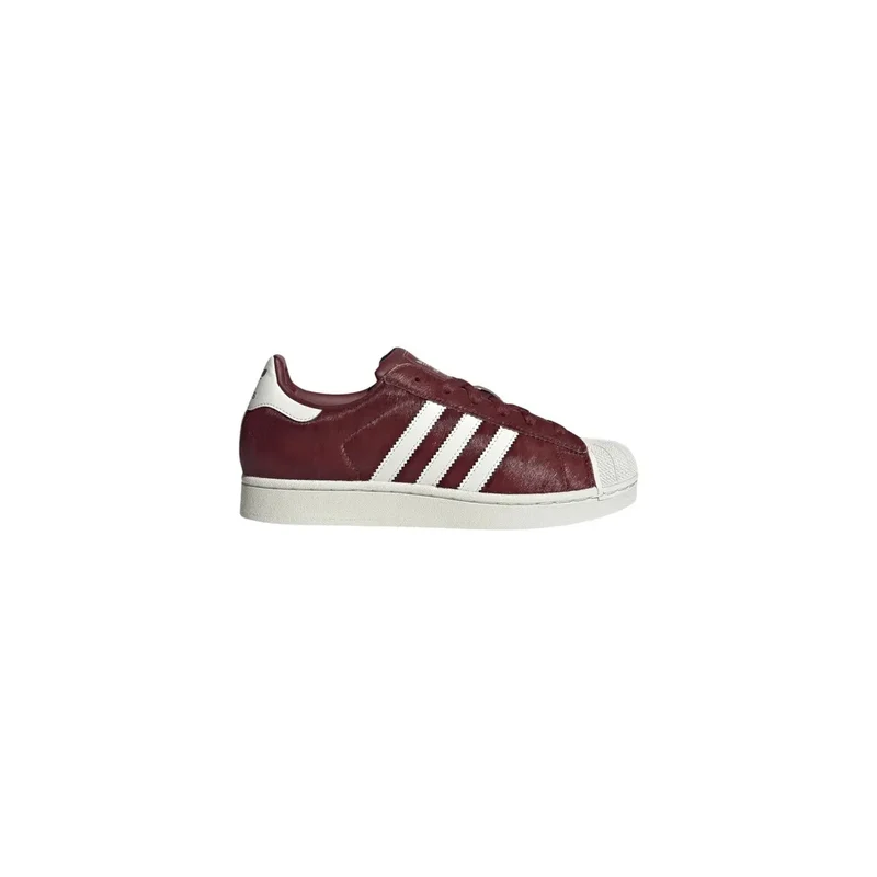 Adidas Originals Damen Leder-Slipper Sneakers Bordeaux