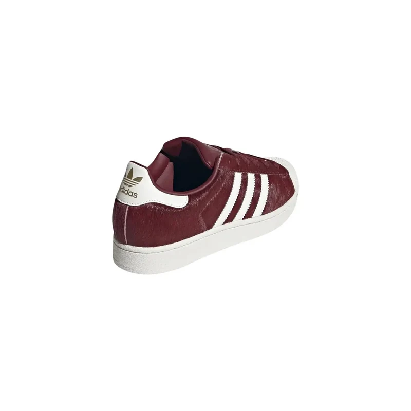 Adidas Originals Damen Leder-Slipper Sneakers Bordeaux
