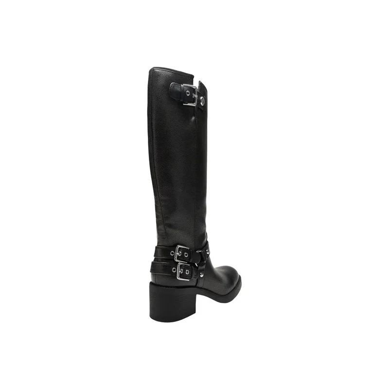 Guess Frauen Boots Schwarze Polyurethan-Winterschuhe