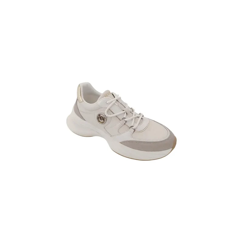 Pinko Damen Weißer Slip-On Polyester Sneakers