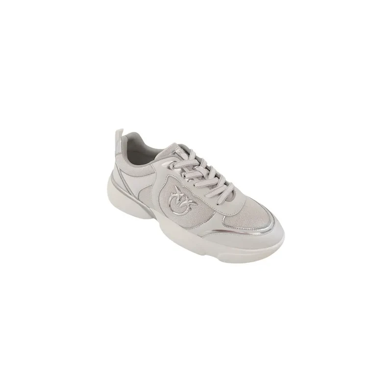 Pinko Damen-Slipper aus weißem Leder Sneakers