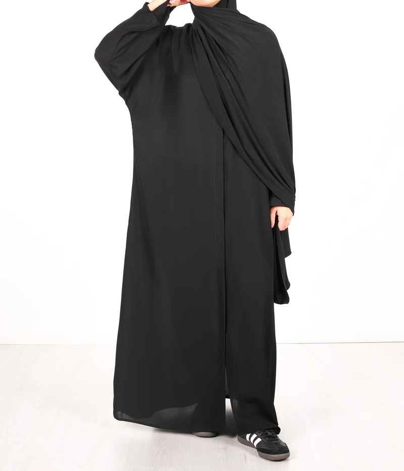 Kimono Abaya Nida - Schwarz