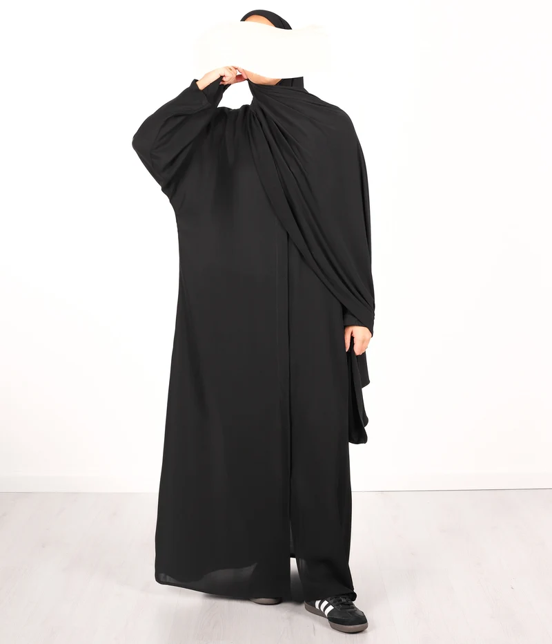 Kimono Abaya Nida - Schwarz