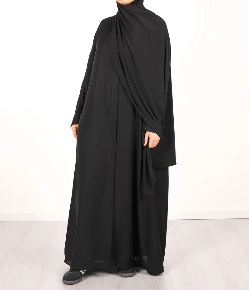 Kimono Abaya Nida - Schwarz