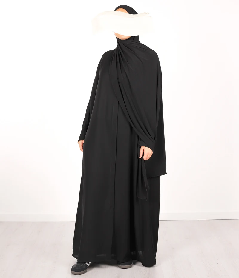Kimono Abaya Nida - Schwarz