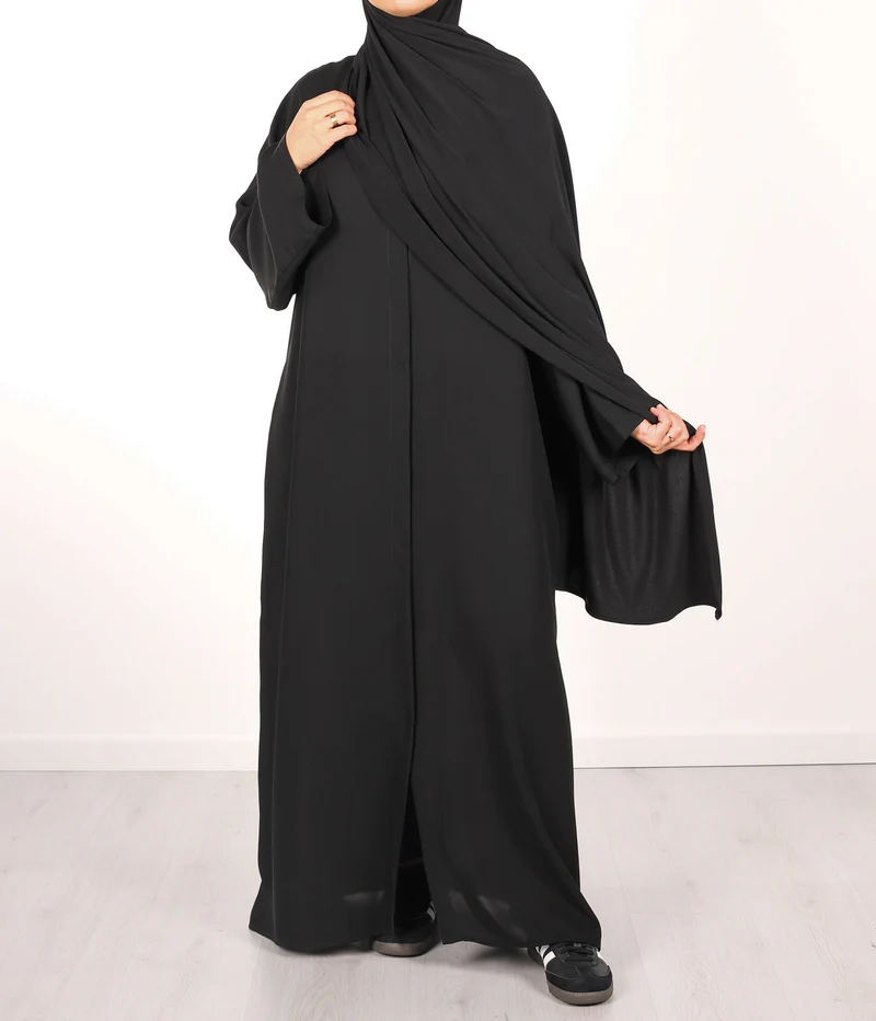 Kimono Abaya Nida - Schwarz