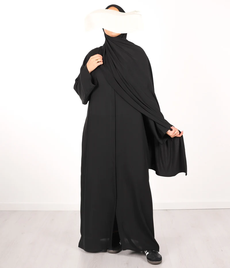 Kimono Abaya Nida - Schwarz