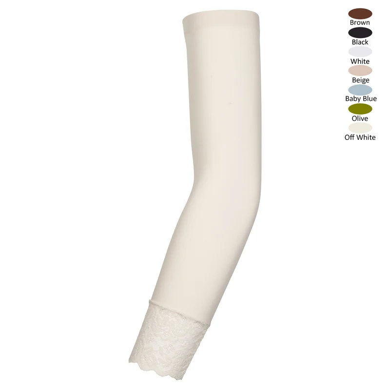 Armstulpe mit Spitze