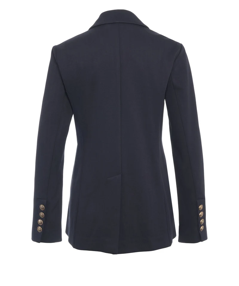 Blazer doppiopetto con tasche applicate