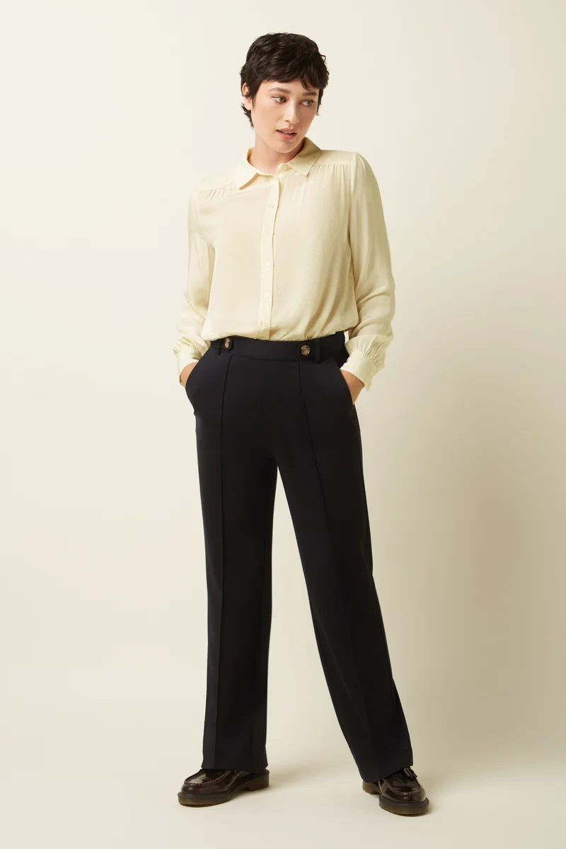 Garbo Pintuck Pants Uni Rodeo