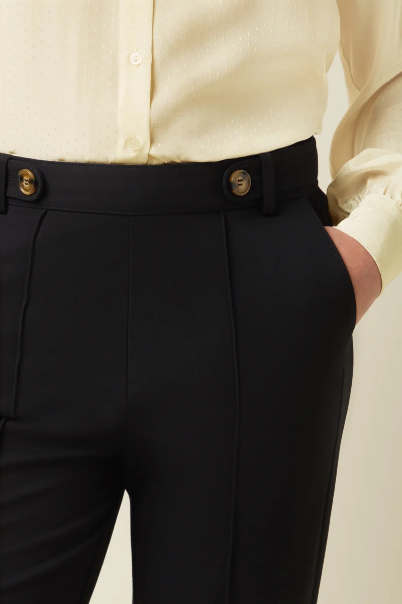 Garbo Pintuck Pants Uni Rodeo