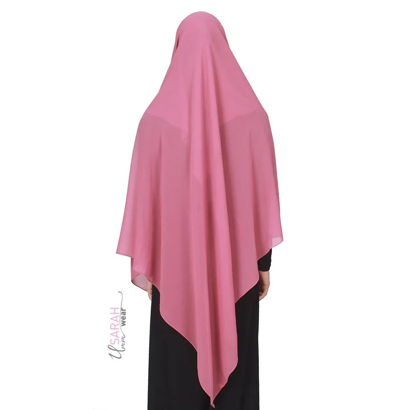 Hijab 150 cm quadratisch, Puderrosa