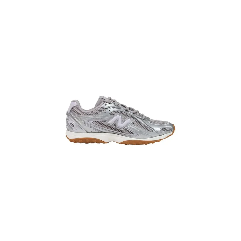 New Balance Damen Silber Sneakers Synthetischer Slip