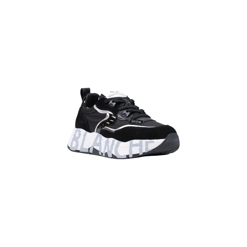 Voile Blanche Damen Schwarzes Wildleder Sneakers