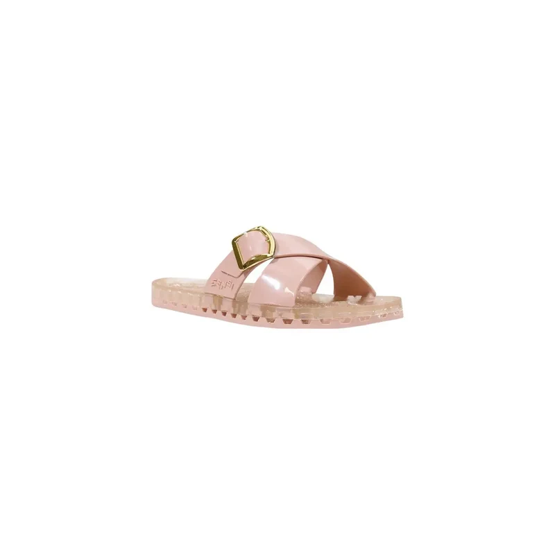 Sensi Damen-Pantoffeln aus rosa PVC, Modell Sorrento Flamingo